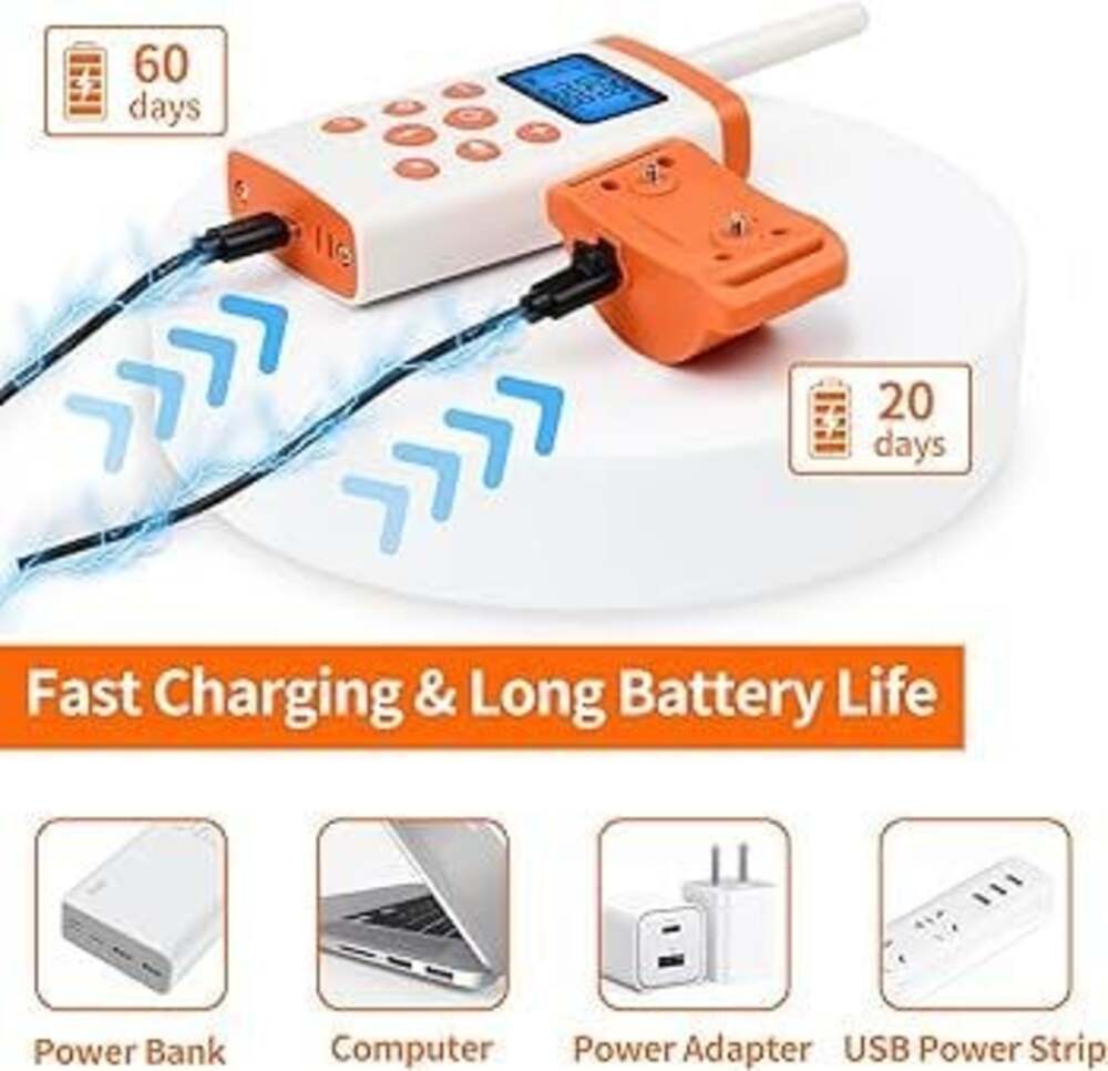 2-in-1 Cat Shock Collar with Remote and Auto Stop Meowing‎ Modes